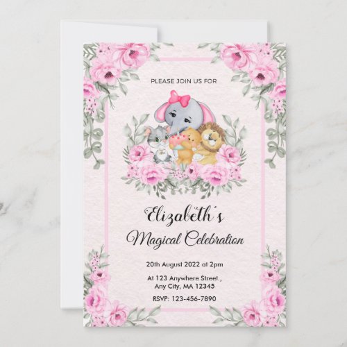 Magical Celebration Baby Shower Invitation