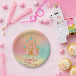Magical Celebration Princess Castle Birthday Paper Plates