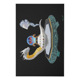 Magical Ceramic Dragon Lantern Fantasy Art Canvas