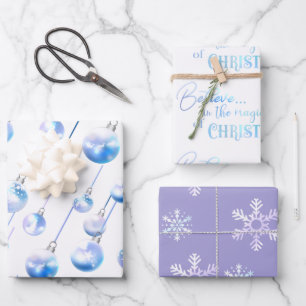 Magical Christmas Bauble Wrapping Paper