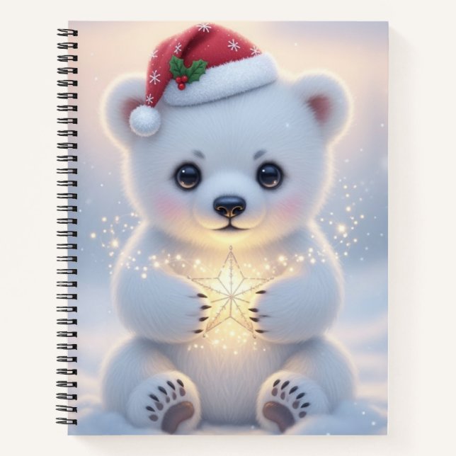 Magical Christmas Bear Notebook (Front)