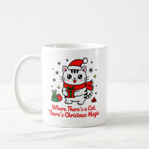 Magical Christmas Cat - Pet-Themed Gifting Coffee Mug