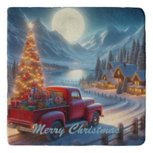 Magical Christmas Eve Delivery Trivet