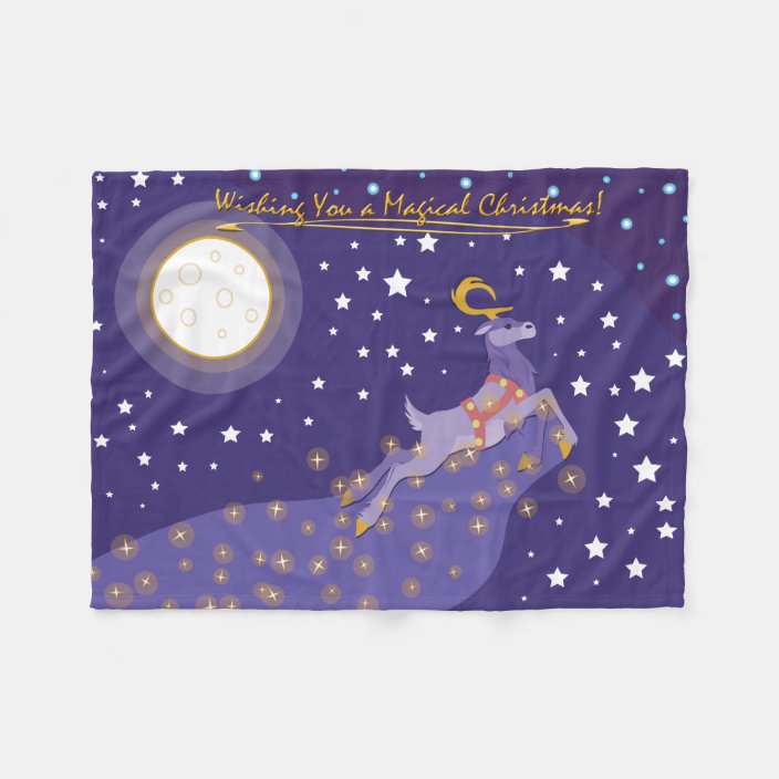 Magical Christmas Fleece Blanket