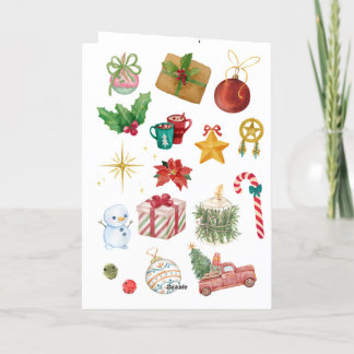 Magical Christmas Greeting Card