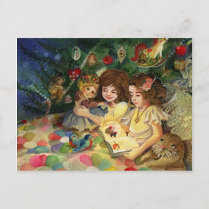 Magical Christmas Holiday Postcard