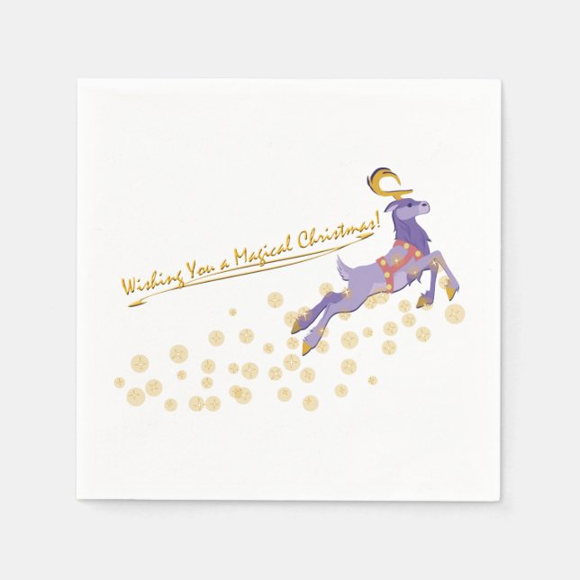 Magical Christmas Napkins (Front)