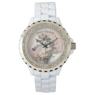 Magical Christmas New Year Horse Watch