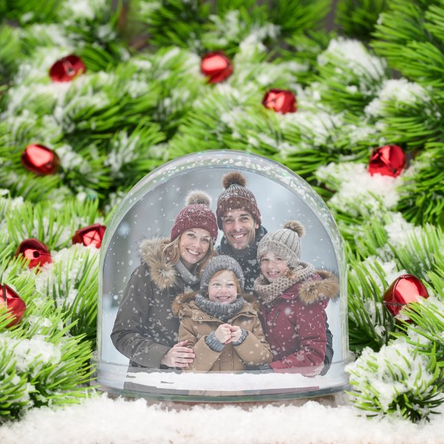 Magical Christmas night in the forest, photo  Snow Globe (Christmas)