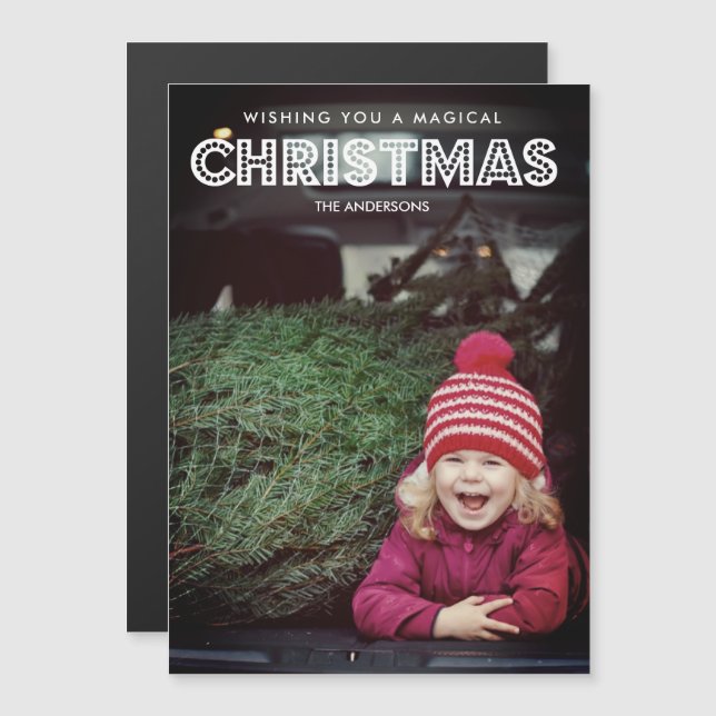 Magical Christmas Photo (Front/Back)