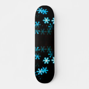 Magical Christmas Snowflakes Skateboard Deck