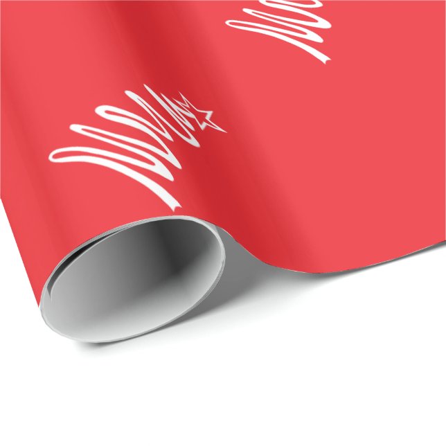Magical Christmas Tree Holiday Wrapping Paper (Roll Corner)