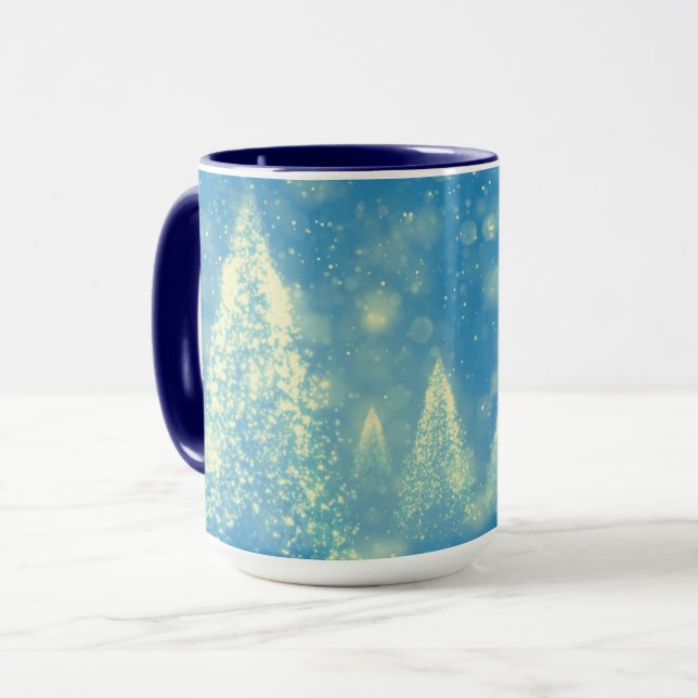 Magical Christmas Trees Mug (Front Left)