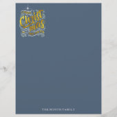 Magical Christmas Typography Gold ID441 (Front)