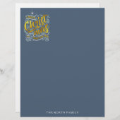 Magical Christmas Typography Gold ID441 (Front/Back)