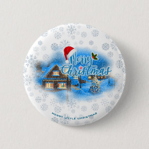 Magical Christmas Village Button