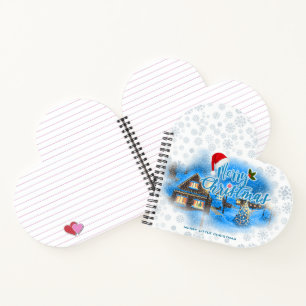 Magical Christmas Village Notebook