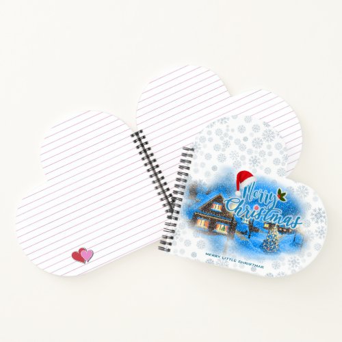 Magical Christmas Village Notebook