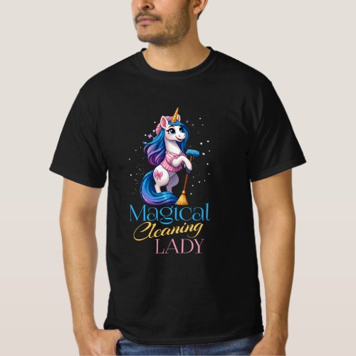 Magical Cleaning Lady Housekeeper  T_Shirt