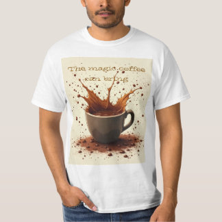 Magical Coffee Splashing T-Shirt