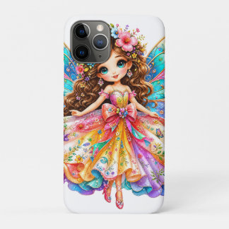 Magical Colorful Fairy Digital Clipart - Cute Fant iPhone 11 Pro Case