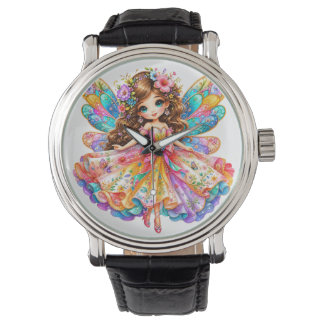: Magical Colorful Fairy Kids & Girls Watch - Cute