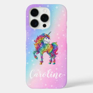 Magical colorful unicorn  iPhone 16 pro case