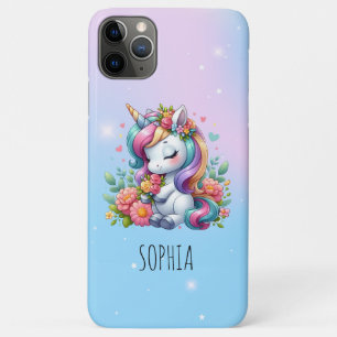 Magical Colorful Unicorn Girly Birthday Gift iPhone 11 Pro Max Case