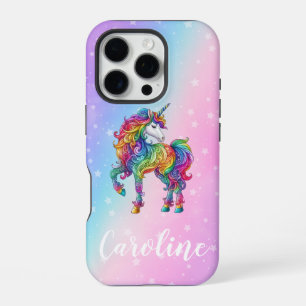 Magical colorful unicorn  iPhone 16 pro case