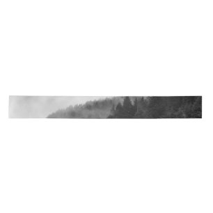 Magical, cool nature in fog satin ribbon