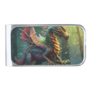 magical creature dragon Money Clip