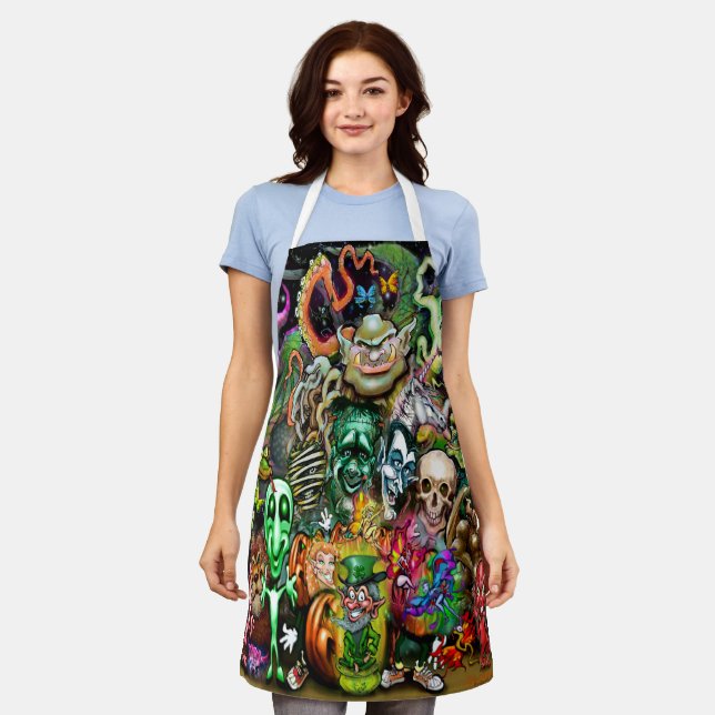 Magical Creatures Apron (Worn)