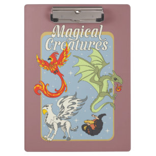 Magical Creatures Vintage Graphic Clipboard