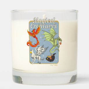 Magical Creatures Vintage Graphic Scented Candle