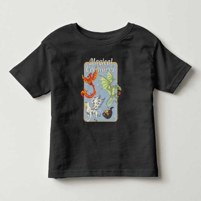Magical Creatures Vintage Graphic Toddler T-shirt (Front)