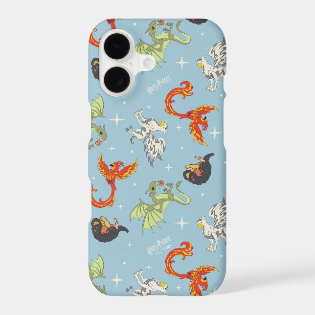 Magical Creatures Vintage Pattern iPhone Case (Back)