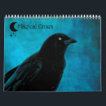 Magical Crows Calendar<br><div class="desc">Crows with a magical theme calendar for the current year. This calendar makes an attractive and interesting addition to any wall especially in a crow or magical themed room.</div>