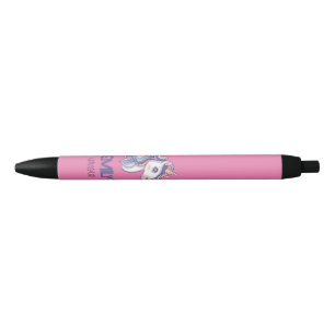 Magical Cute Sparkly Pastel Unicorn with Kids Name Pen