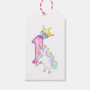Magical Cute Unicorn Birthday Party Fantasy Celebr Gift Tags