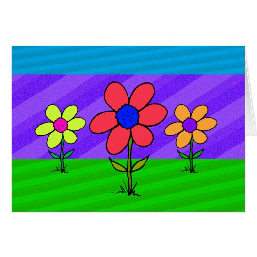 Magical Daisies Cards (Front Horizontal)
