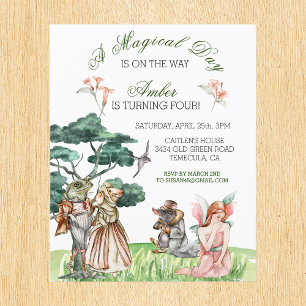 Magical Day Thumbelina FairyTale Invitation