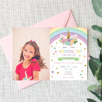 Magical Day Unicorn and Rainbows Birthday Party
