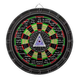 Magical Decision Maker Dartboard With Darts