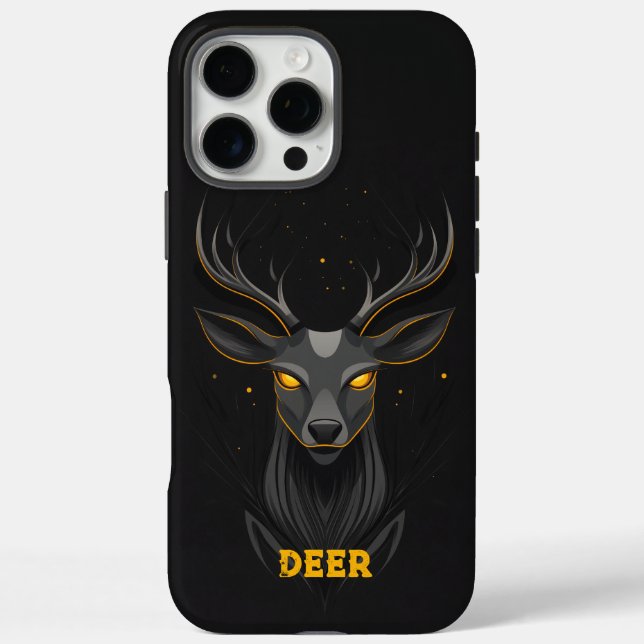Magical Deer Black Case-Mate iPhone Case (Back)