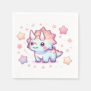 Magical Dino Dinosaur Baby Showerr Napkins