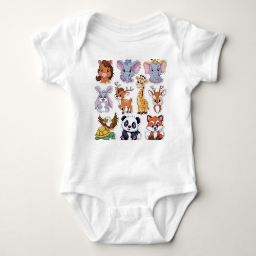 Magical Disney Animal prints on Baby Bodysuits