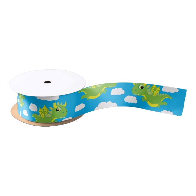 Magical Dragon Cute Ocean Animal Ribbon (Spool)