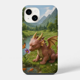 Magical Dragon Garden iPhone 14 Case – Whimsical F
