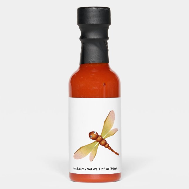magical dragonfly made from chestnut and maple see hot sauces (Front)