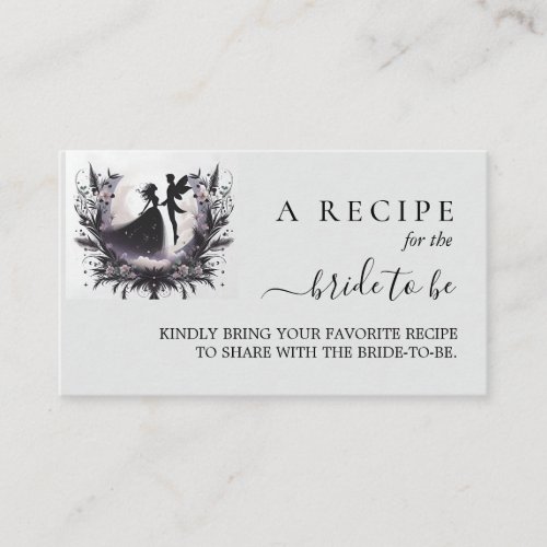 Magical Dream Mystical Stars Moon Bridal Shower Enclosure Card